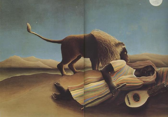 Henri Rousseau The Sleeping Gypsy oil painting picture